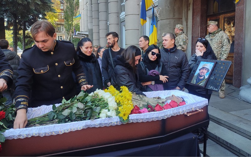 Ukraynada həlak olan azərbaycanlı hərbçi dəfn edildi 